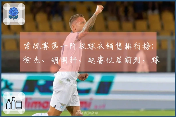 常规赛第一阶段球衣销售排行榜：徐杰、胡明轩、赵睿位居前列，球队排名以粤、京、辽为主